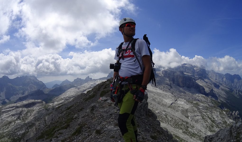 Via ferrata Gustavo Natale Vidi - opis szlaku [Dolomity]