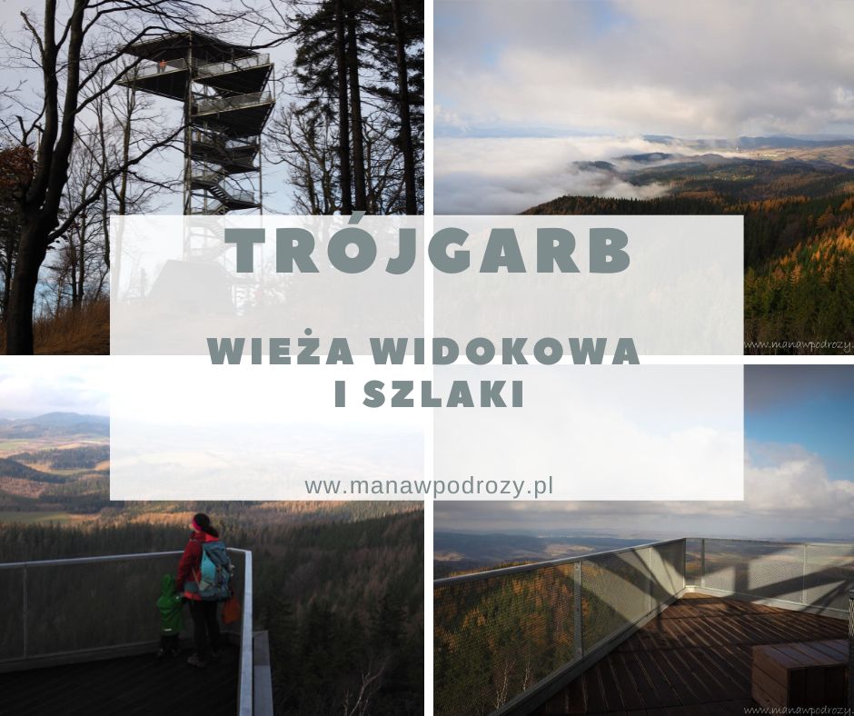 Trójgarb- wieża widokowa i szlaki [Góry Wałbrzyskie]