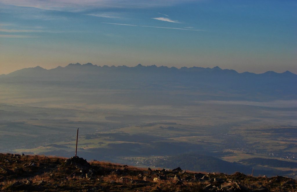 Tatry widziane z Babiej Góry