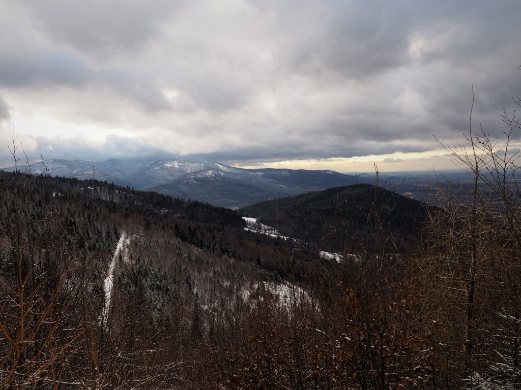 Widok na Szyndzielnię oraz Klimczok