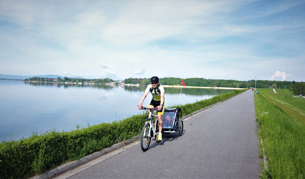 Jezioro Nyskie na rowerze - trasa rowerowa wzdłuż brzegu