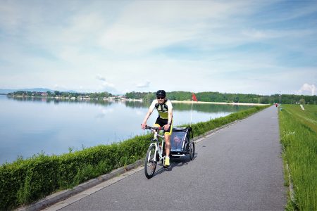 Jezioro Nyskie na rowerze - trasa rowerowa wzdłuż brzegu