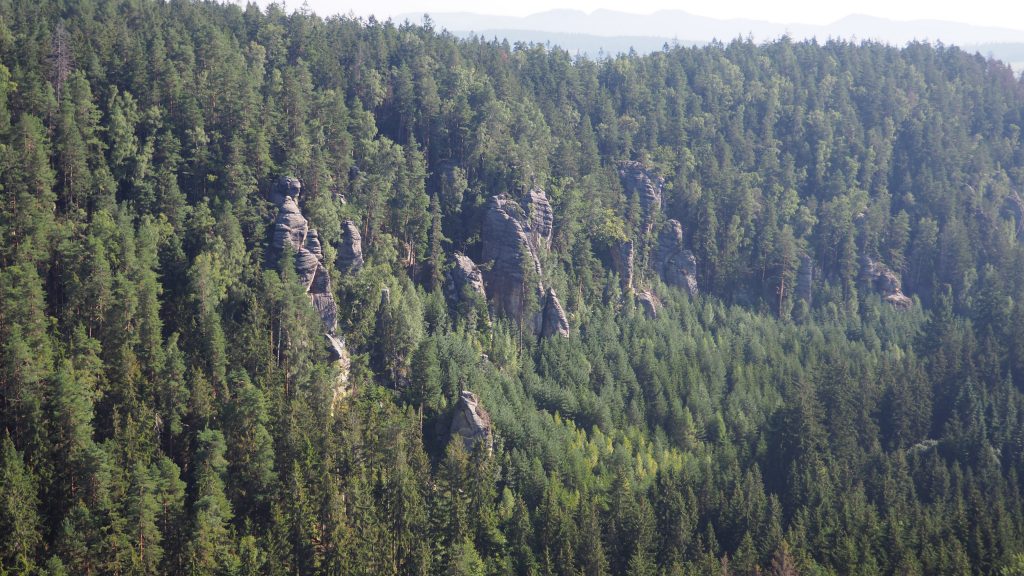 Teplickie Skały - szlak, mapa, wstęp