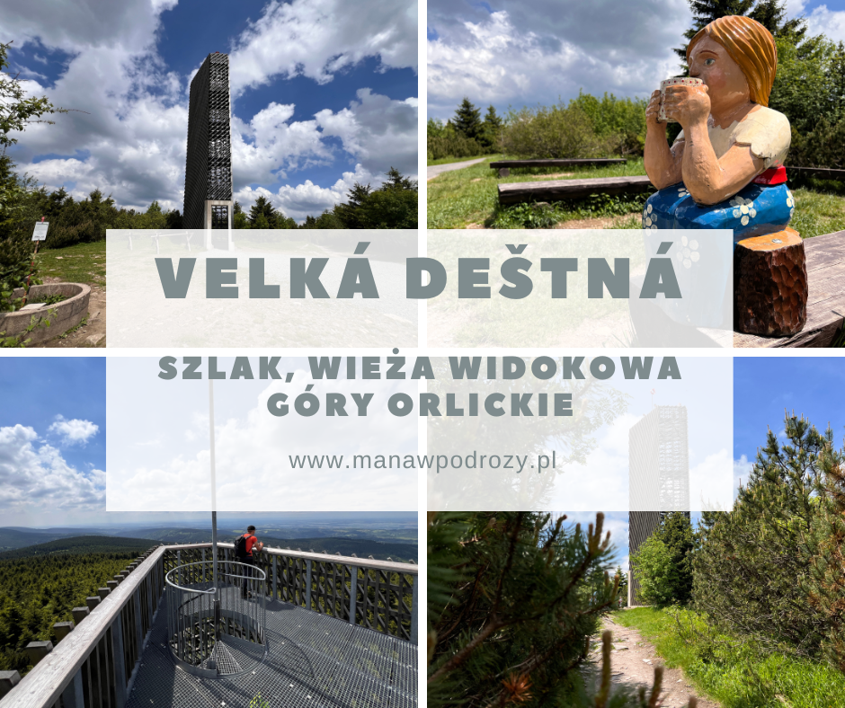 Velká Deštná - szlak, wieża widokowa