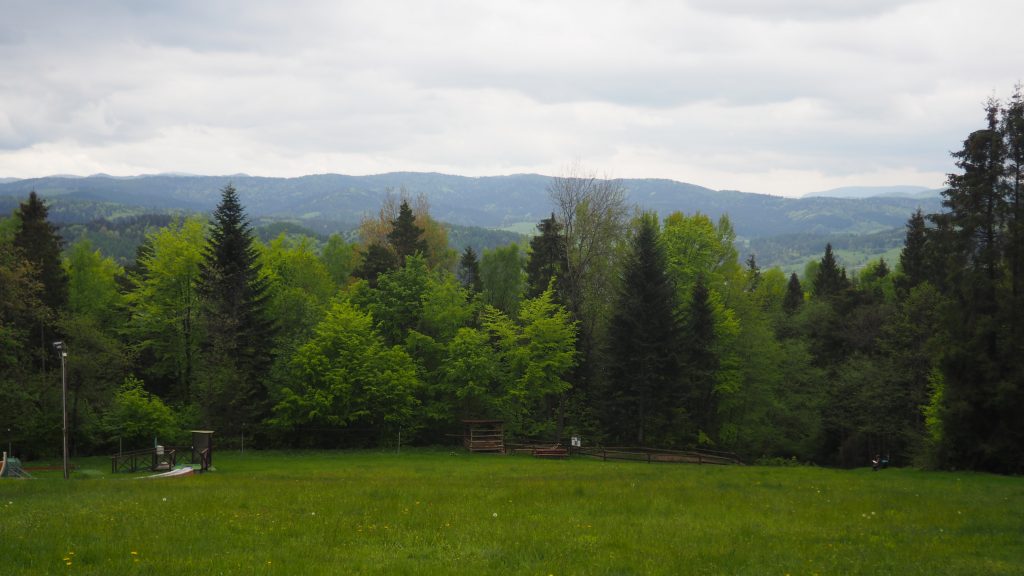 Góra Parkowa w Krynicy-Zdrój (opis szlaku, kolejka) [Beskid Sądecki]