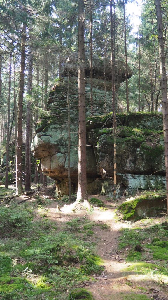 Skała Pielgrzym z Wambierzyc [Góry Stołowe]