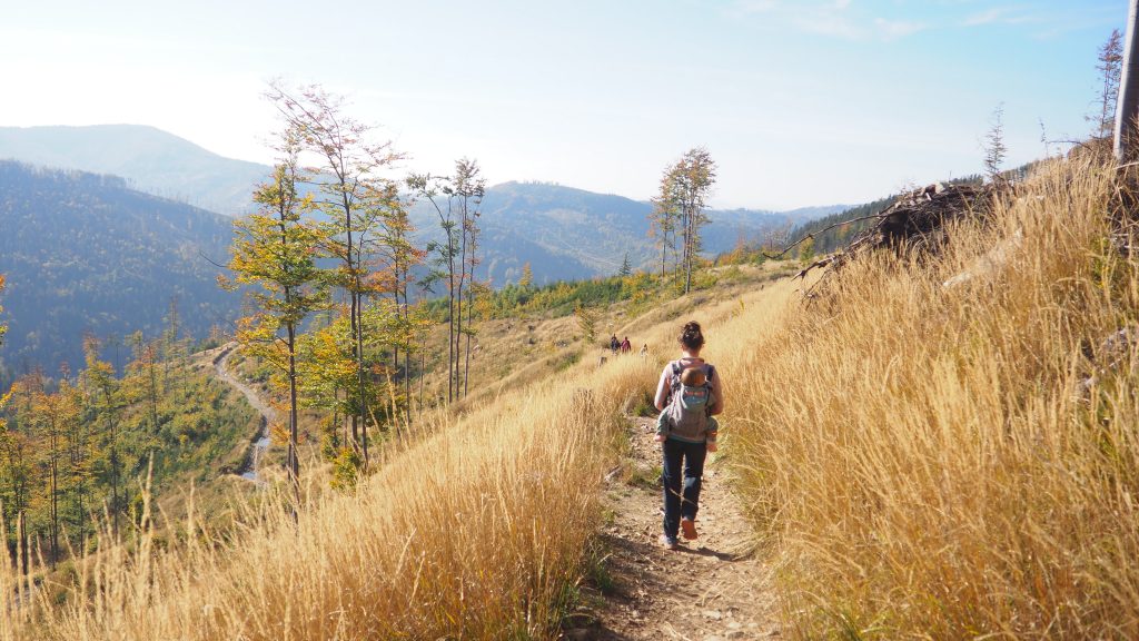 Wielka Racza i Przełęcz Przegibek -szlak, mapa [Beskid Żywiecki]