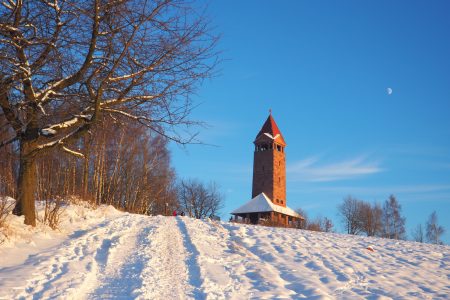 Góra św. Anny - szlak, wieża [Wzgórza Włodzickie]