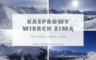 Kasprowy Wierch zimą - opis szlaku, mapa, zdjęcia [Tatry Zachodnie]