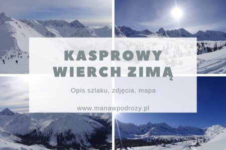 Kasprowy Wierch zimą - opis szlaku, mapa, zdjęcia [Tatry Zachodnie]