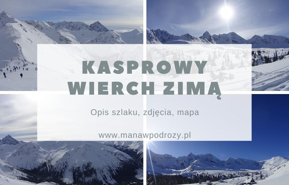 Kasprowy Wierch zimą - opis szlaku, mapa, zdjęcia [Tatry Zachodnie]