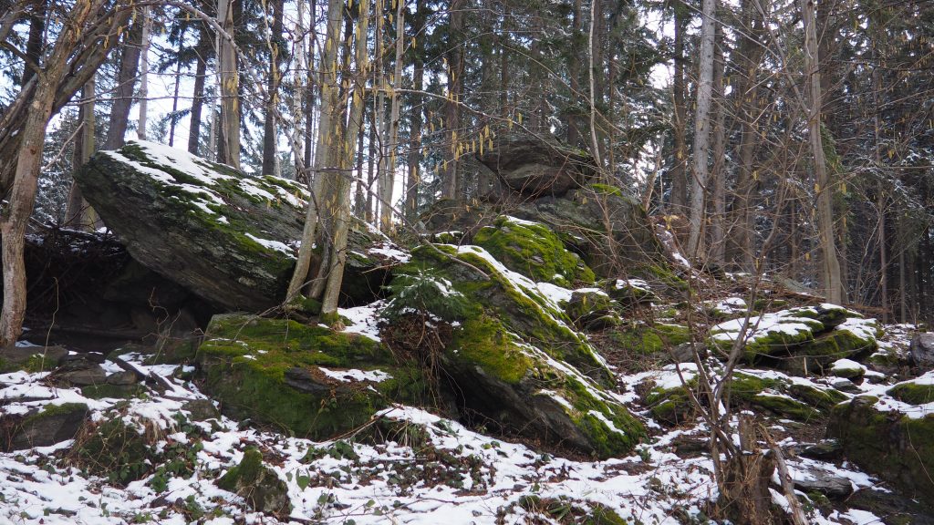 Heckelove Skaly i Krajnik - szlak, mapa, punkty widokowe [Góry Rychlebskie]