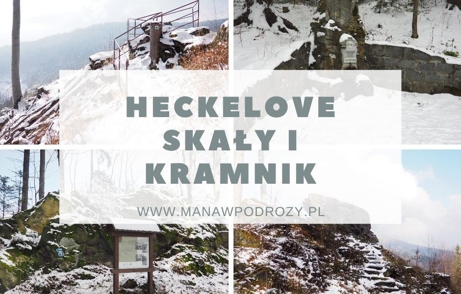 Heckelove Skaly i Krajnik - szlak, mapa, punkty widokowe [Góry Rychlebskie]