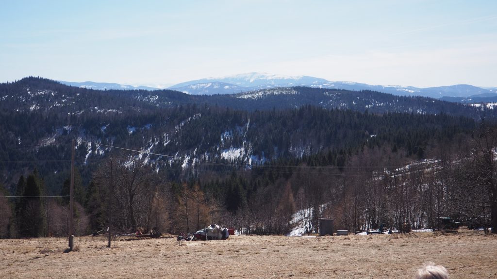 Potrójna- szlak, mapa, chatka [Beskid Mały]