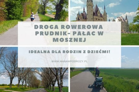 Pałac w Mosznej z Prudnika na rowerze