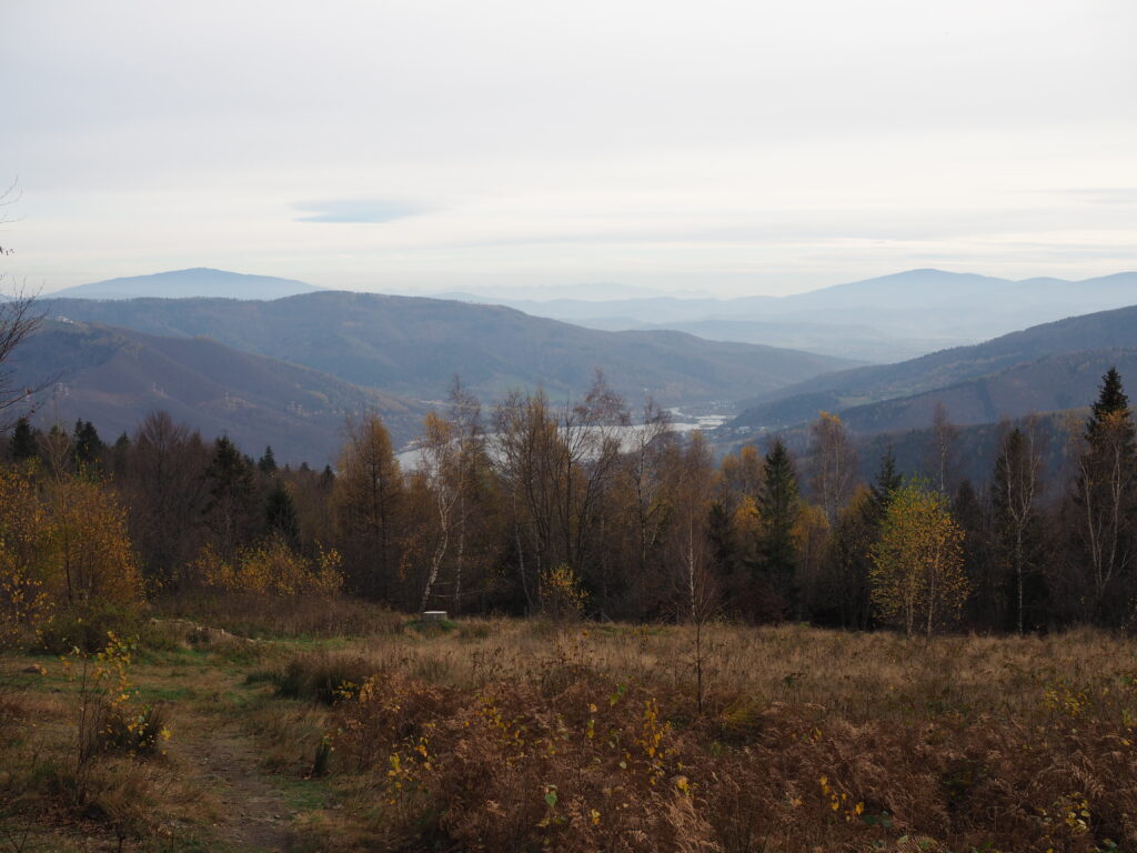 Chrobacza Łąka -szlak, schronisko (828 m n.p.m.) [Beskid Mały]