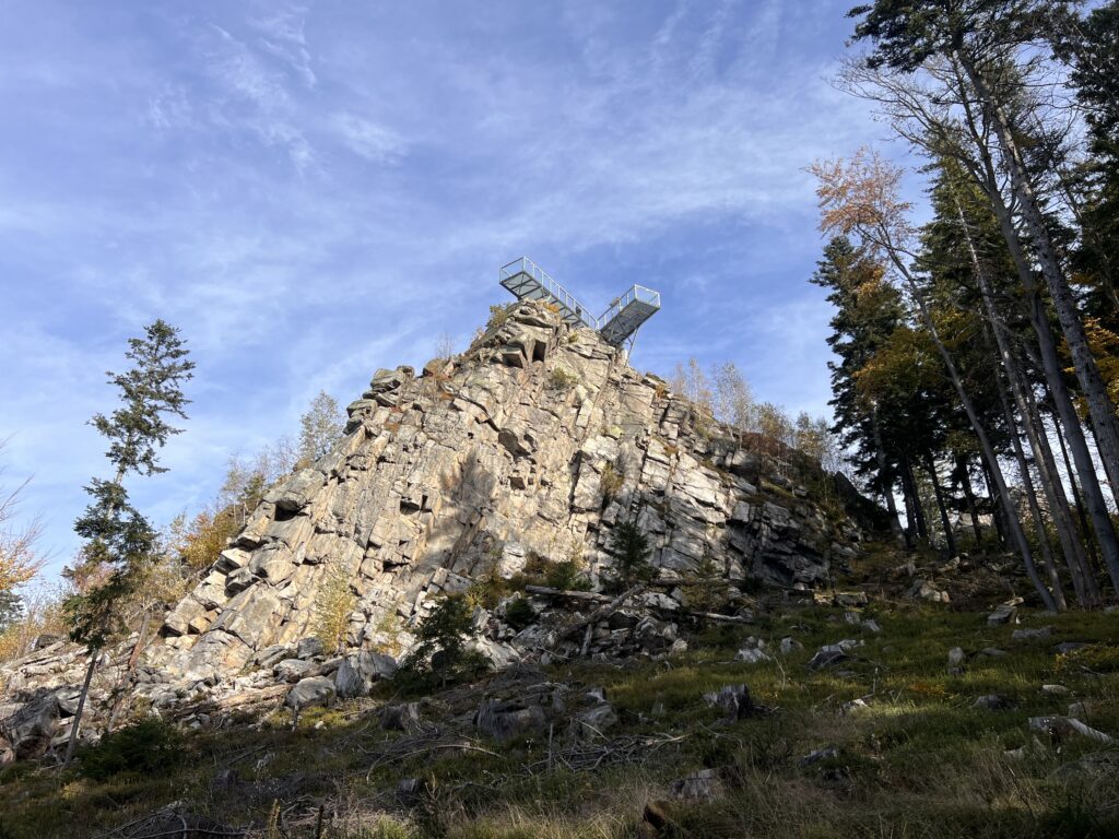 Trojak z platformą widokową