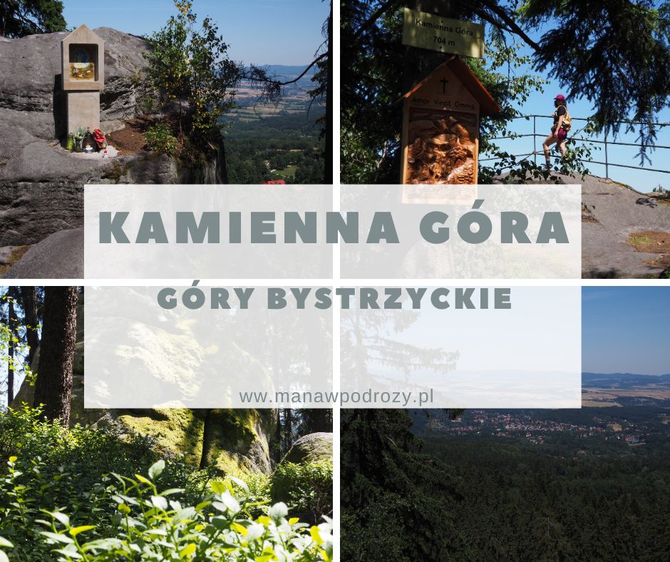 Kamienna Góra (704 m n.p.m.)- punkt widokowy i Fort Fryderyka [Góry Bystrzyckie]