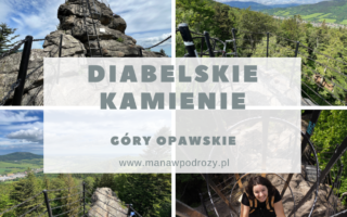 Diabelskie Kamienie (cz. Čertovy kameny) - wyjątkowy punkt widokowy w Górach Opawskich