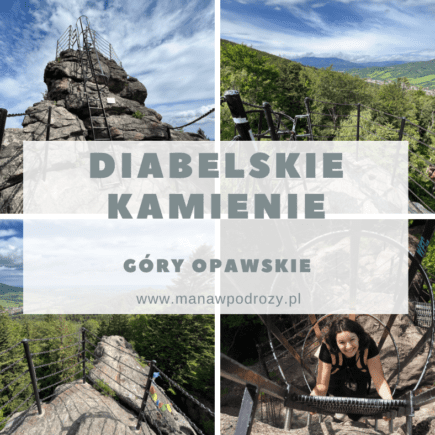 Diabelskie Kamienie (cz. Čertovy kameny) - wyjątkowy punkt widokowy w Górach Opawskich