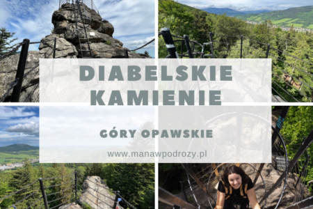 Diabelskie Kamienie (cz. Čertovy kameny) - wyjątkowy punkt widokowy w Górach Opawskich