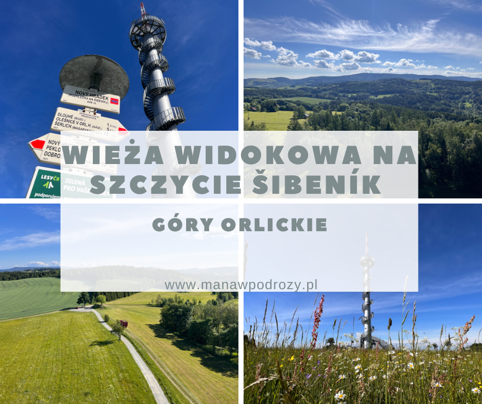 Wieża widokowa na szczycie Šibeník [Góry Orlickie]